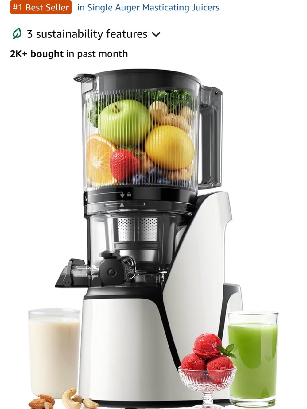 3-in-1 cold press juicer NWT